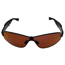 Gafas de sol Bottega Veneta para hombre, montura de metal, tintadas en marrón