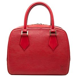 Sac à main Louis Vuitton Epi Sablons rouge