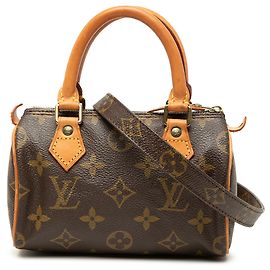 Bolsa Louis Vuitton Monogram Nano Speedy Dating Castanha