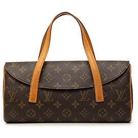 Bolsa de mão Louis Vuitton Monogram Sonatine Castanha