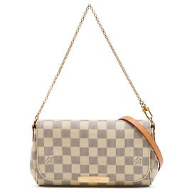 Louis Vuitton Damier Azur Favorite PM Satchel Weiß