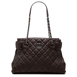 Bolso Chanel Small Quilted Lambskin Coco Loop Tote Rojo
