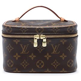 Louis Vuitton Monogram Nice Mini Vanity Case braun