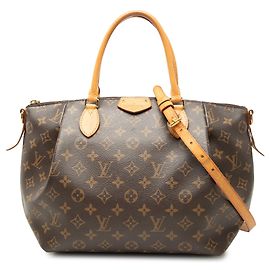 Borsa Satchel Louis Vuitton Monogram Turenne MM Marrone
