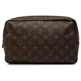 Borsa a pochette Louis Vuitton Monogram Trousse Toilette 28 Marrone
