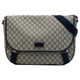 Borsa Messenger Gucci GG Supreme Beige