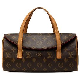 Bolsa de mão Louis Vuitton Monogram Sonatine Castanha