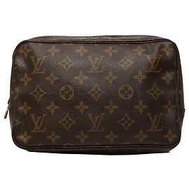 Borsa a pochette Louis Vuitton Monogram Trousse Toilette 23 Marrone