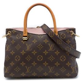 Bolso Satchel Louis Vuitton Monogram Pallas BB Marrón