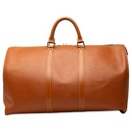 Sac de voyage Louis Vuitton Epi Keepall 50 Marron