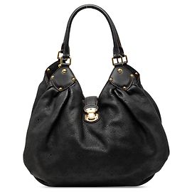 Bolsa Hobo Louis Vuitton Monogram Mahina L Preta