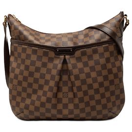 Louis Vuitton Damier Ebene Bloomsbury GM Crossbody Bag Braun