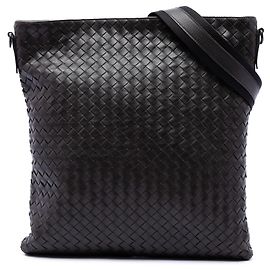 Bottega Veneta Nappa Intrecciato VN Crossbody Tasche Braun