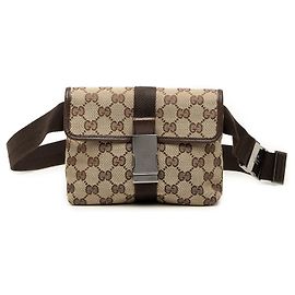 Borsa cintura Gucci GG Canvas Beige