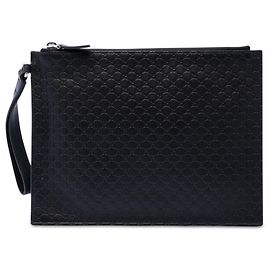 Gucci Microguccissima Clutch Schwarz