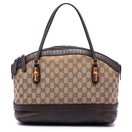 Borsa a mano Gucci GG Canvas Laidback Crafty Beige