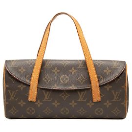 Bolsa de mão Louis Vuitton Monogram Sonatine Castanha