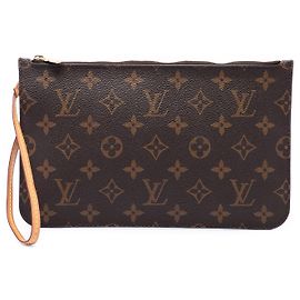 Bolsa Louis Vuitton Monogram Neverfull MM Castanha