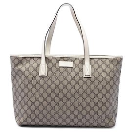 Borsa Tote Gucci Medium GG Supreme Beige