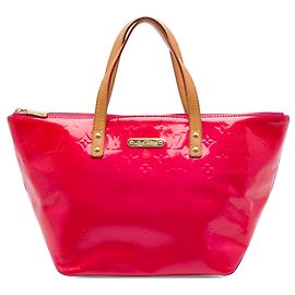 Bolsa Louis Vuitton Monogram Vernis Bellevue PM Rosa