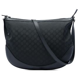 Gucci GG Crossbody aus Nylon in Schwarz