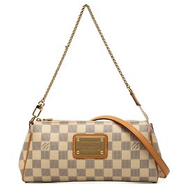 Louis Vuitton Damier Azur Eva Satchel Tasche Weiß