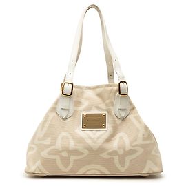 Borsa Tote Cabas PM Louis Vuitton Monogram Tahitienne Beige