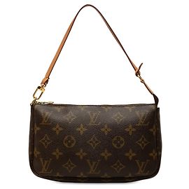 Brown Louis Vuitton Monogram Pochette Accessoires Shoulder Bag