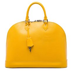 Louis Vuitton Epi Alma GM Handtasche Gelb