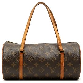 Sac à main Louis Vuitton Monogram Papillon 28 Marron