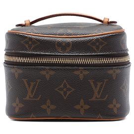 Louis Vuitton Monogram Nice Nano Vanity Case braun