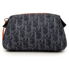 Autre Marque Neceser Flight en denim azul Dior Oblique