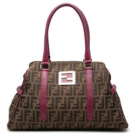 Borsa Tote Fendi Zucca Canvas marrone