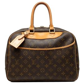 Borsa a mano Louis Vuitton Monogram Deauville Marrone