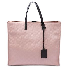 Borsa Tote Gucci GG in nylon rosa