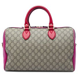 Borsa Satchel Gucci Medium GG Supreme Beige