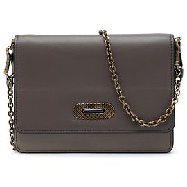 Borsa a tracolla Bottega Veneta Bicolor Nappa Wallet on Chain Marrone