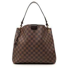 Louis Vuitton Damier Ebene Graceful PM Schultertasche Braun