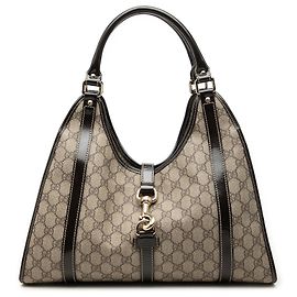 Borsa a tracolla Gucci GG Supreme Jackie Joy Bardot Beige