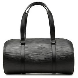Louis Vuitton Epi Soufflot Handtasche Schwarz