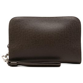 Louis Vuitton Taiga Pochette Baikal Clutch Bag Braun