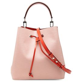 Louis Vuitton Epi Neonoe MM Bucket Bag Rosa