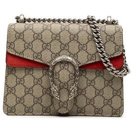 Borsa a Tracolla Gucci Dionysus Small GG Supreme Rossa