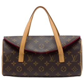Bolsa de mão Louis Vuitton Monogram Sonatine Castanha