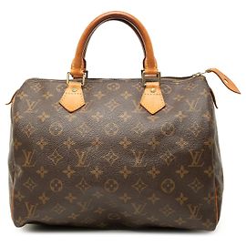 Bolso Boston Louis Vuitton Monogram Speedy 30 Marrón