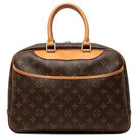 Louis Vuitton Monogram Deauville Handtasche Braun