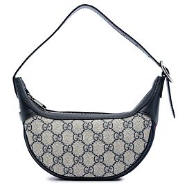 Bolso de hombro Gucci Mini GG Supreme Web Ophidia Negro
