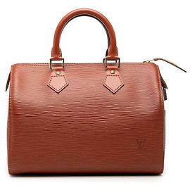 Louis Vuitton Epi Speedy 25 Boston Bag Braun