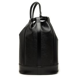 Zaino Louis Vuitton Epi Randonnee PM Nero