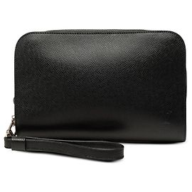 Borsa a pochette Louis Vuitton Taiga Pochette Baikal Nera
